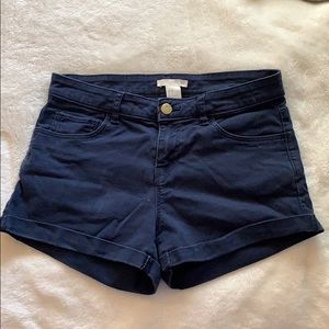 Navy H&M shorts